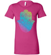 Hamsa Hand of God Women's Slim Fit T-Shirt