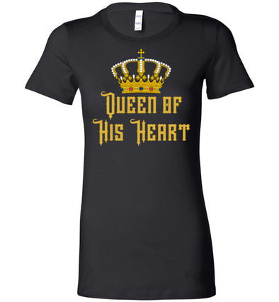 Queen of His Heart Women's Matching T-Shirt