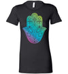 Hamsa Hand of God Women's Slim Fit T-Shirt