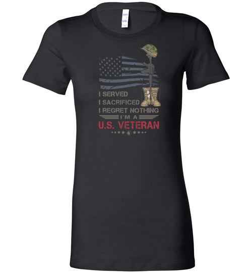 U.S. Veteran Women's Slim Fit T-Shirt