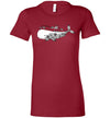 Happy Whale Women's Slim Fit T-Shirt
