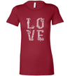 With Love Women’s Slim Fit T-Shirts