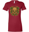 Skull & Roses Women's Slim Fit T-Shirt