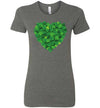 Green Love Women's Slim Fit T-shirt