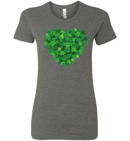 Green Love Women's Slim Fit T-shirt