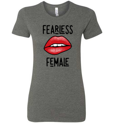 Fearless Female Women’s Slim Fit T-Shirts