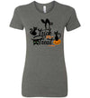Trick or Treat with  Cattitude Women's Slim Fit T-Shirt