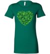 Green Love Women's Slim Fit T-shirt