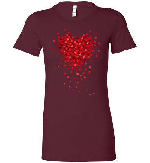 Falling For You Women's Slim Fit T-Shirt