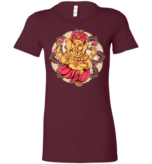 Lotus Ganesh Women's Slim Fit T-Shirt