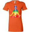 Chakra Meditation Women's Slim Fit T-Shirt