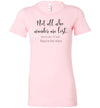 Not All Who Wander are Lost Some are at Target.  Hiding from their children Women's Slim Fit T-Shirt