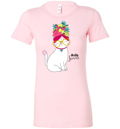Summer Kitty Women's Slim Fit T-Shirt