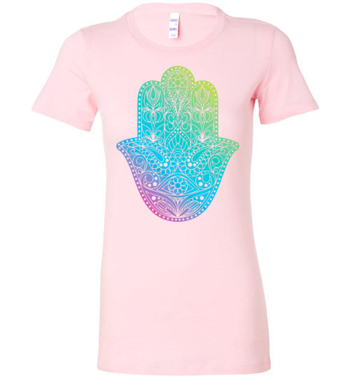 Hamsa Hand of God Women's Slim Fit T-Shirt