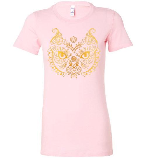 Mystical Cat Women's Slim Fit T-Shirt