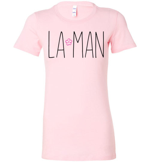 La Man Women's Slim Fit T-shirt