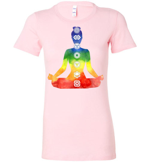 Chakra Meditation Women's Slim Fit T-Shirt