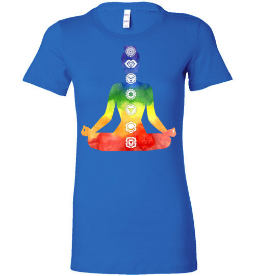 Chakra Meditation Women's Slim Fit T-Shirt