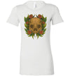 Skull & Roses Women's Slim Fit T-Shirt