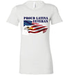 Proud Latina Veteran Women's Slim Fit T-Shirt