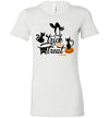 Trick or Treat with  Cattitude Women's Slim Fit T-Shirt