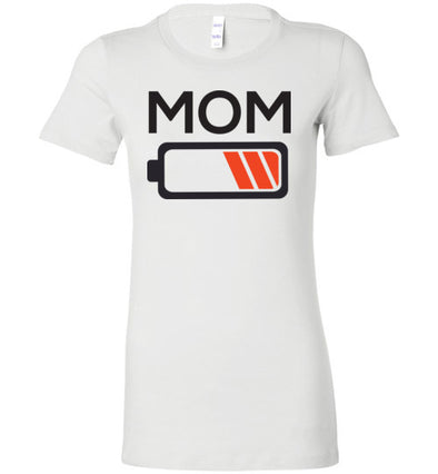 Low Battery Mom Women's Slim Fit T-Shirt