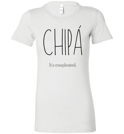 Chipá - It's Complicated Women's Slim Fit T-Shirt