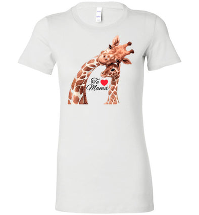 Te Amo Mamá Jirafa Matching T-Shirt