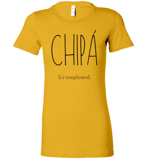 Chipá - It's Complicated Women's Slim Fit T-Shirt