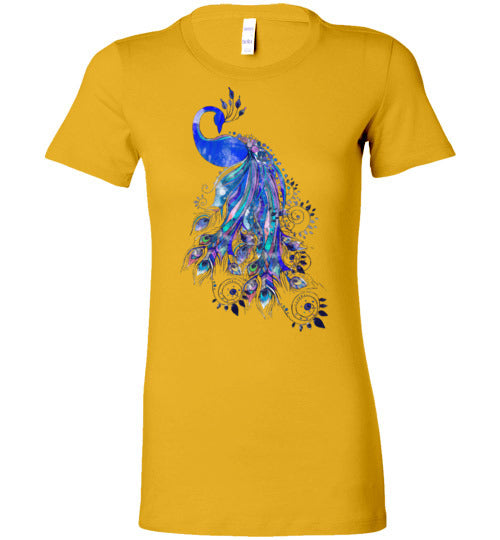 Boho Peacock Women's Slim Fit T-Shirt