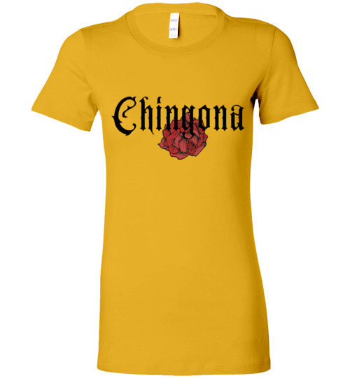 Chingona Women's Slim Fit T-Shirt