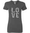 With Love Women’s Slim Fit T-Shirts