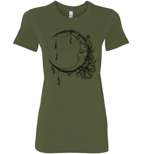 Boho Moon Women's Slim Fit T-Shirt