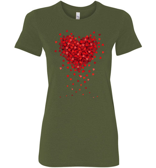 Falling For You Women's Slim Fit T-Shirt