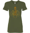 Buddha Lotus Women's Slim Fit T-Shirt