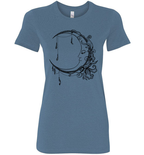 Boho Moon Women's Slim Fit T-Shirt