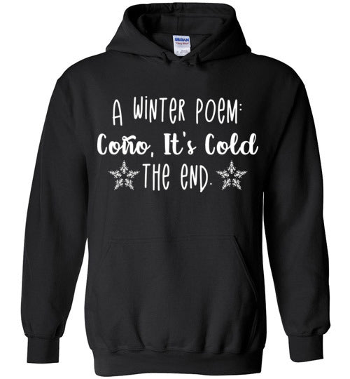 A Winter Poem Adult & Youth Hoodie