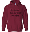 Colder Than My Soul Adult & Youth Hoodie