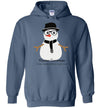 Hipster Snowman Adult & Youth T-Shirt