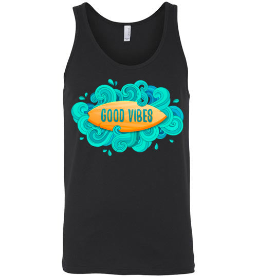 Good Vibes Surfing Adult Tank