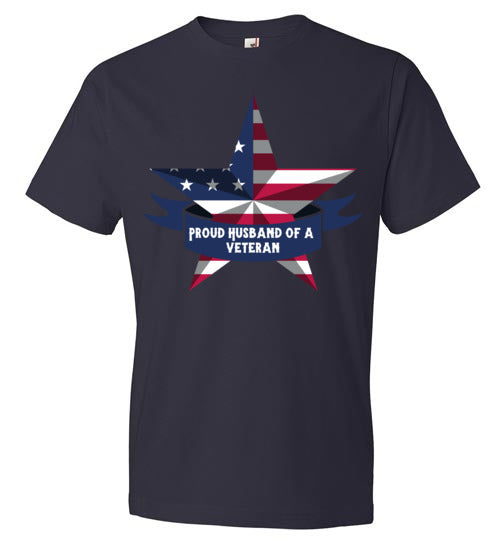 Proud Husband of a Veteran Men's T-Shirt