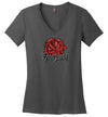 Boss Lady Rose Women's V Neck T-Shirt