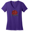 Boss Lady Rose Women's V Neck T-Shirt