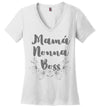 Mama, Nonna, Boss Women's V-Neck T-Shirt