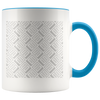 White 11oz Accent Mug - Personalized by YOU!