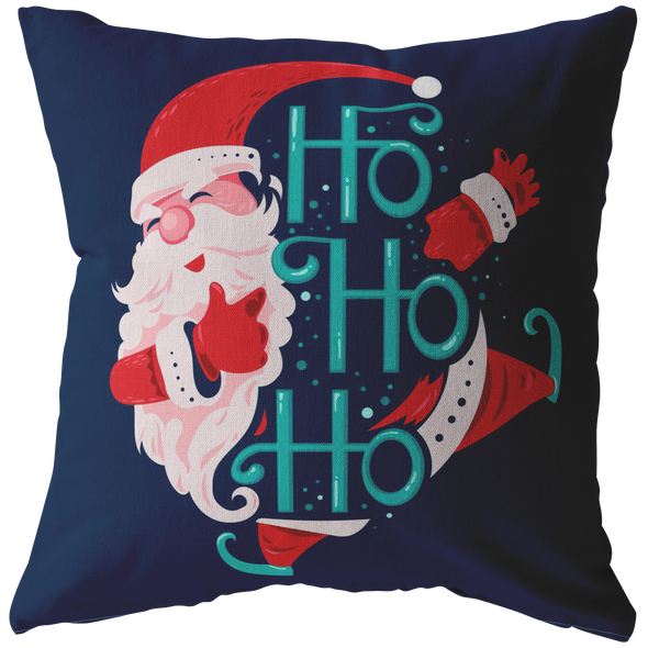 HO HO HO Christmas Throw Pillow