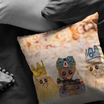 The Three Kings Are Here Throw Pillow