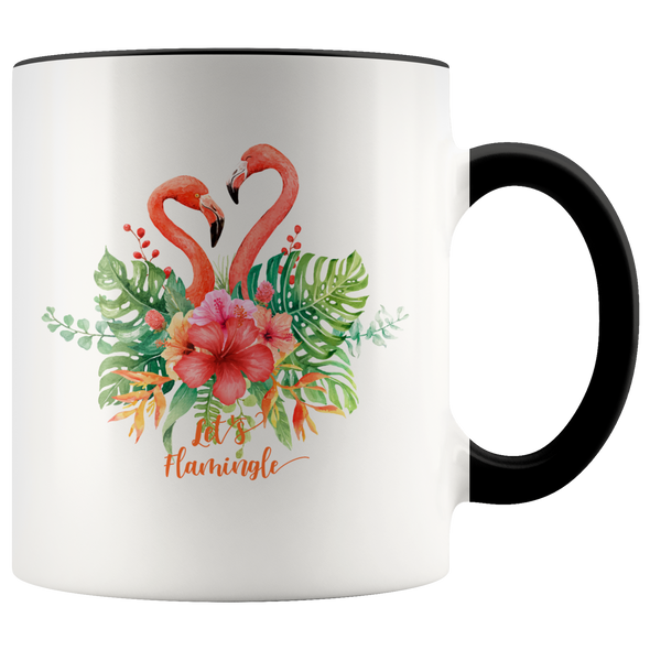 Let's Flamingle 11oz Accent Mug