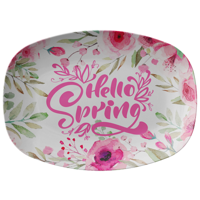 Hello Spring 10" x 14" Serving Platter