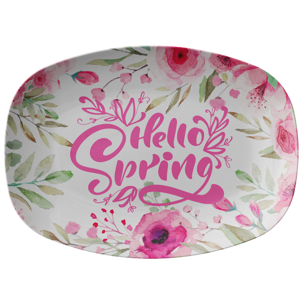 Hello Spring 10" x 14" Serving Platter